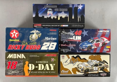 Group of Action Military NASCAR Die-Cast Cars