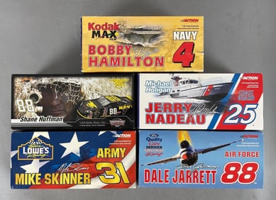 Group of Action Military NASCAR Die-Cast Cars