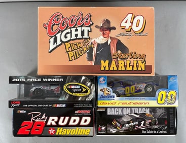 Group of NASCAR Die-Cast Cars