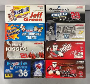 Group of Action NASCAR Die-Cast Cars