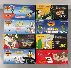 Group of Action Looney Tunes NASCAR Die-Cast Cars