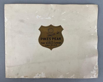 1919 Pikes Peak Cog Road Railway Photo Folder