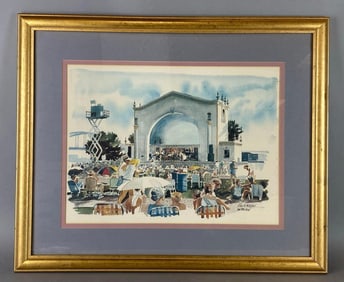 Framed Print The Bix Fest by Paul N Norton