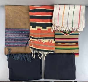 Group of Latin American Scarves and Textiles