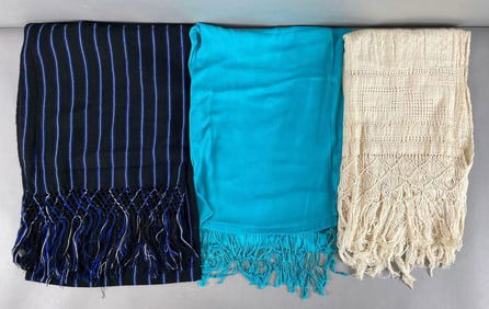 Group of 3 Oversized Scarves