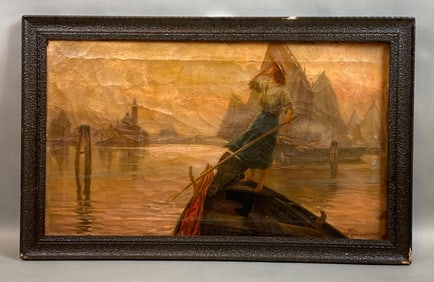 Bieletto Maritime Woman Oil Painting on Canvas