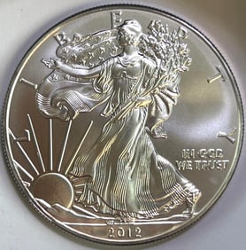 2012 US Mint American Silver Eagle .999 Fine