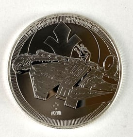 2021 NIUE $2 Star Wars Millennium Falcon 1 oz .999 Fine Silver Coin