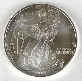 2003 US Mint American Silver Eagle 1 oz .999 Fine Silver