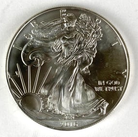2016 US Mint American Silver Eagle 1 oz .999 Fine Silver