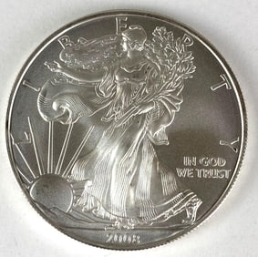 2008 US Mint American Silver Eagle 1 oz .999 Fine Silver