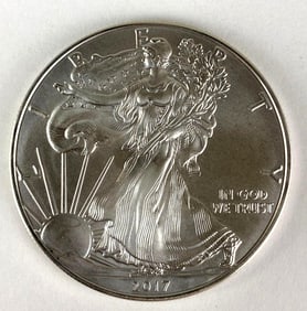 2017 US Mint American Silver Eagle 1 oz .999 Fine Silver