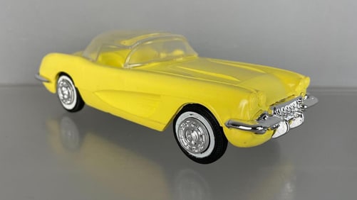 1959 Chevy Corvette Convertible PMC Yellow Dealership Promo Car