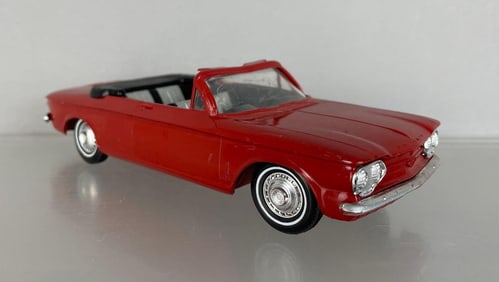 1964 Chevy Corvair Convertible Red Dealership Promo Car