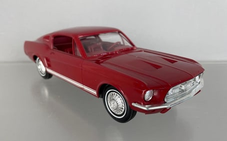 AMT 1967 Ford Mustang Candy Apple Red Dealership Promo Car