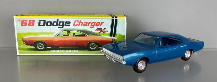 1968 Dodge Charger R/T Brite Blue Metallic Dealership Promo Car