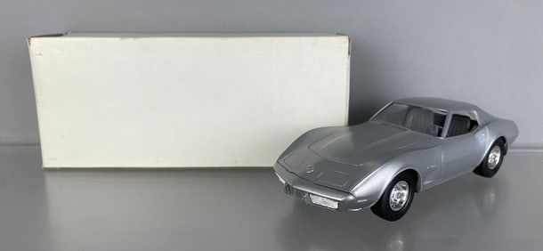 1974 Chevy Corvette Stingray Metallic Silver Dealership Promo Car