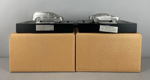 Pair of 1999 Oldsmobile Pewter Sales Award Cars