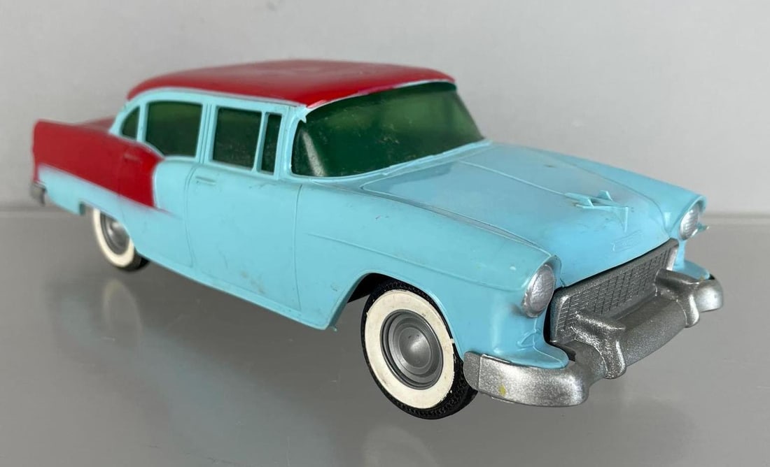 1955 Chevy 4 Door Sedan Friction Dealership Promo Car (1 of 7)