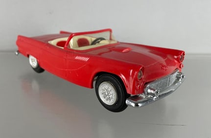1955 Ford Thunderbird Convertible Torch Red Dealership Promo Car