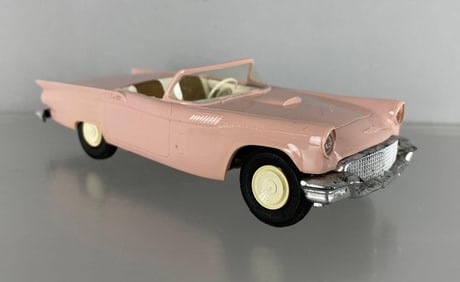 1957 Ford Thunderbird Convertible Dusk Rose Dealership Promo Car