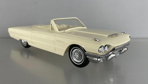 1964 Ford Thunderbird Convertible Wimbledon White Dealership Promo Car