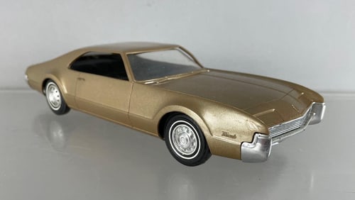 1966 Oldsmobile Toronado Trumpet Gold Metallic Dealership Promo Car