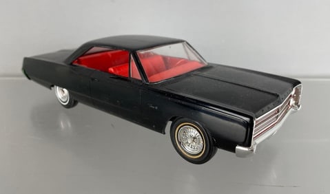Johan 1967 Plymouth Fury III 2 Door Hardtop Black Dealership Promo Car