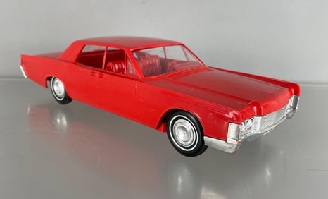 1968 Lincoln Continental 4 Door Sedan Red Dealership Promo Car