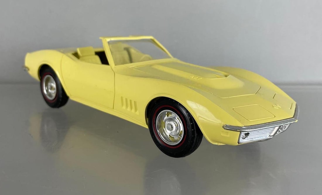 1968 Chevy Corvette Convertible Safari Yellow Dealership Promo Car (1 of 7)