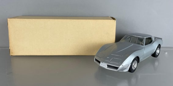 1981 Chevy Corvette Silver Dealership Promo Car