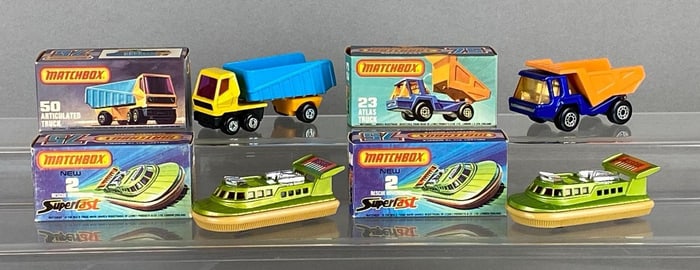 Group of 4 Matchbox Die-Cast Vehicles