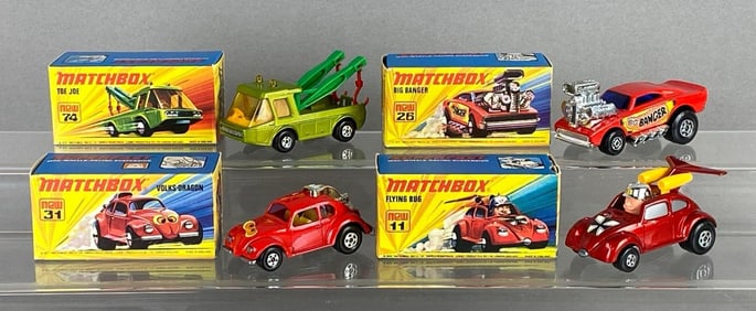 Group of 4 Matchbox Die-Cast Vehicles