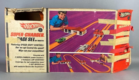 1969 Mattel Hot Wheels Super-Charger Race Set