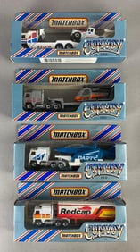 Group of 4 Matchbox Convoy Die-Cast Vehicles