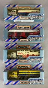 Group of 4 Matchbox Convoy Die-Cast Vehicles