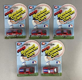 Shipping Sleeve of 5 Corgi Baseball No. 508 Minnesota Twins Collector Die-Cast Vehicles