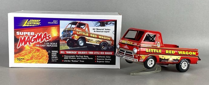 1999 Johnny Lighting Super Magma Bill Maverick Little Red Wagon