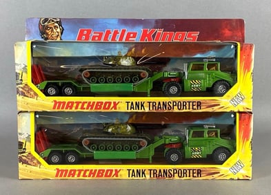 Group of 2 Matchbox Battle Kings No. K-106 Tank Transporters