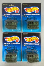 Group of 4 Hot Wheels Action Command No. 3338 Assault Crawler