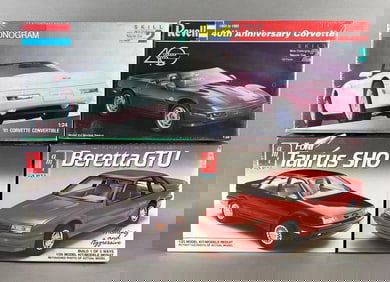 Group of 4 Factory Sealed Vehicle Model Kits
