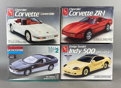 Group of 4 Factory Sealed Vehicle Model Kits