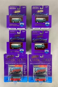 Group of 6 Johnny Lightning Classics Volkswagen Buses