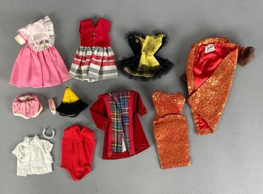 Group of Mattel Barbie Fashion Doll Clothing