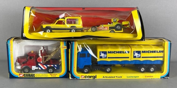 Group of 3 Corgi Die-Cast Vehicles
