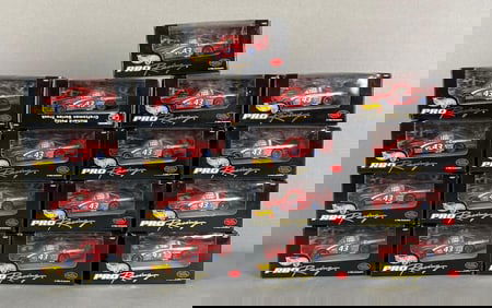 Group of 17 Hot Wheels Pro Racing Richard Petty Die-Cast Vehicles
