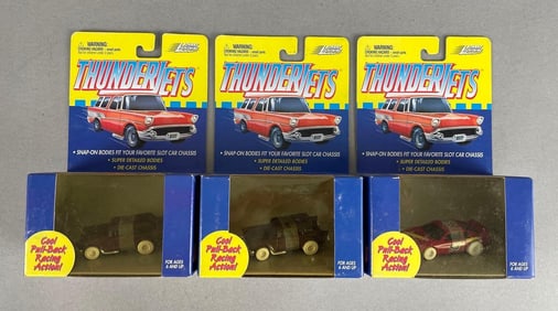 Group of 3 Johnny Lightning ThunderJets Die-Cast Cars