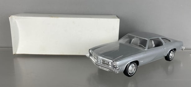 X-El Reproduction 1975 Oldsmobile Cutlass Inca Silver Metallic Promo Car