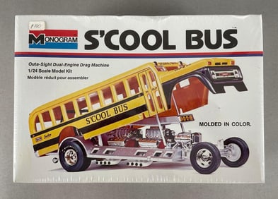 Monogram S'cool Bus Drag Machine Model Kit