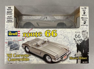 Revell Route 66 1963 Chevy Corvette Metal Model Kit